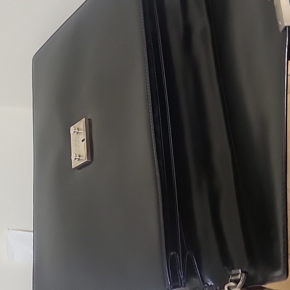 Salvatore Ferragamo Black Leather Briefcase - Picture 9 of 11